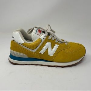 New Balance 574 v2 Shoes Yellow Size 6.5